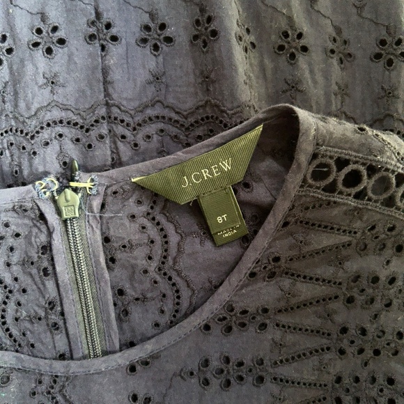 Eyelet Flutter-hem Dress (J. Crew) - Picture 3 of 3